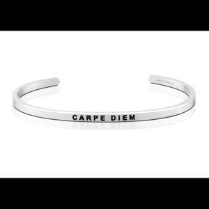Women’s Silver MantraBand - Carpe Diem